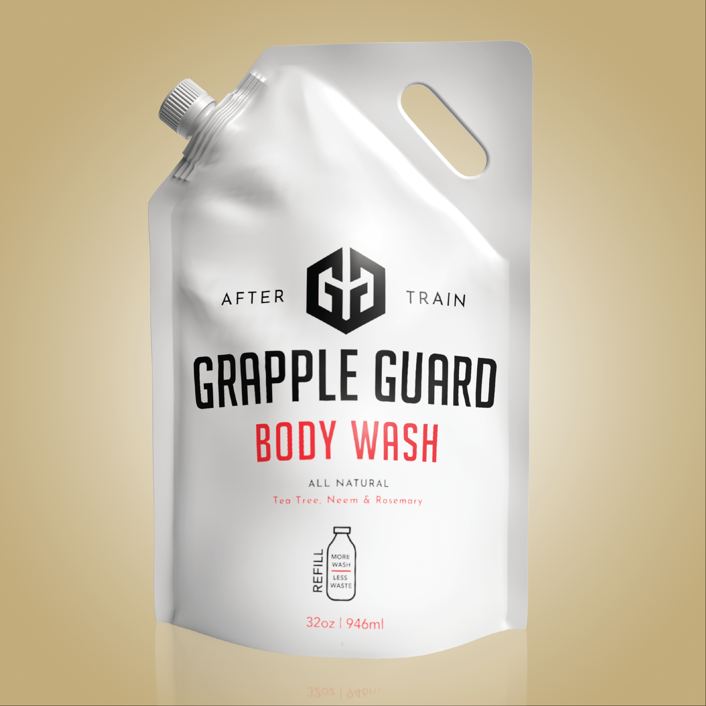 32oz GRAPPLE GUARD - All Natural Body Wash | Eco Friendly Refill