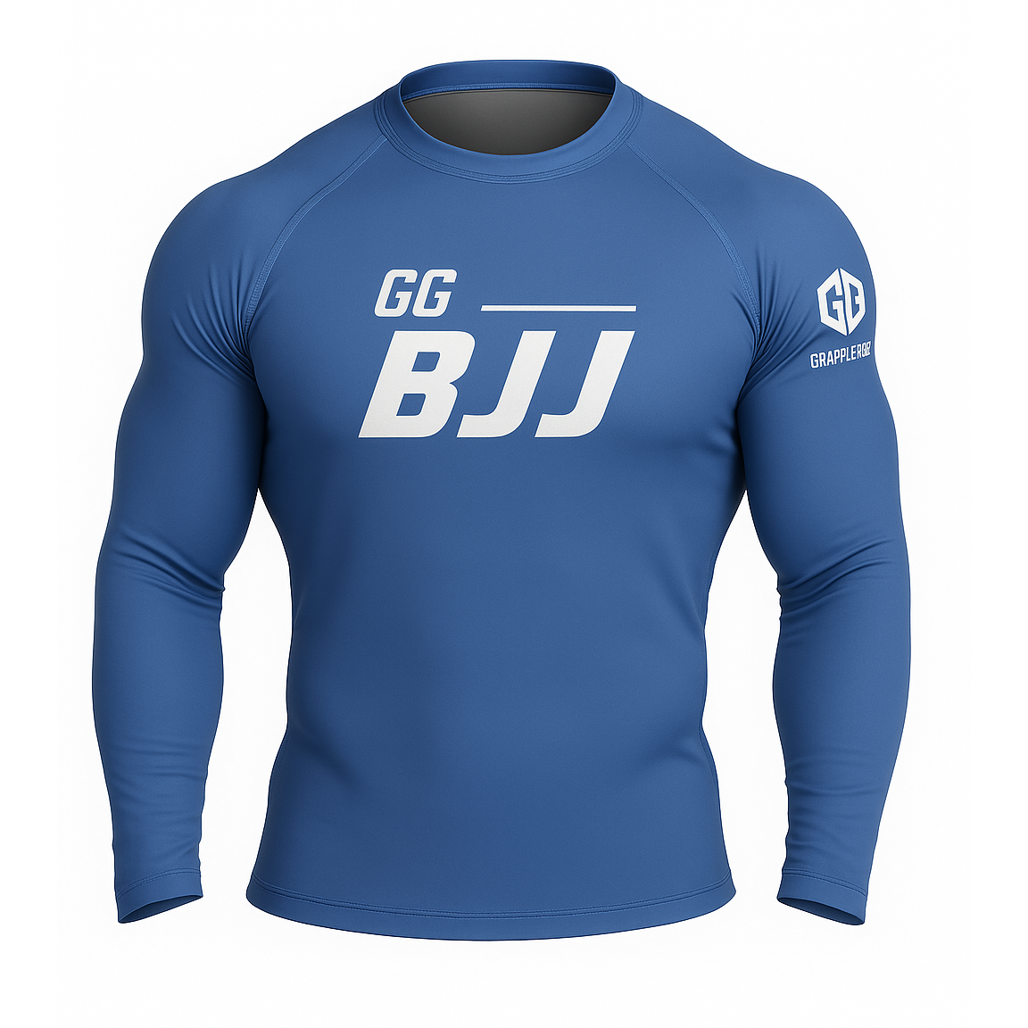 ULTIMATE BLUE | BJJ Rash Guard | Long Sleeve