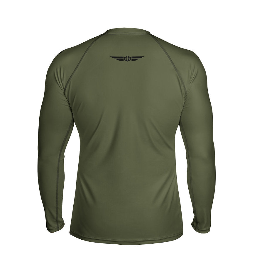 CODE OLIVE | BJJ | Long Sleeve - Rash Guard