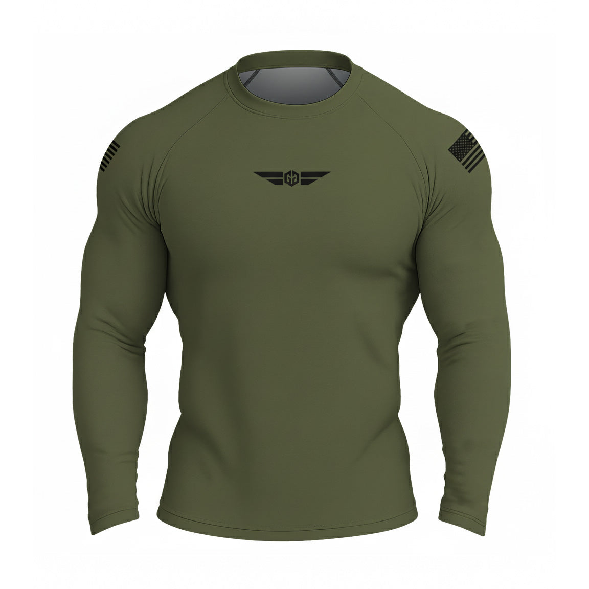 CODE OLIVE | BJJ | Long Sleeve - Rash Guard