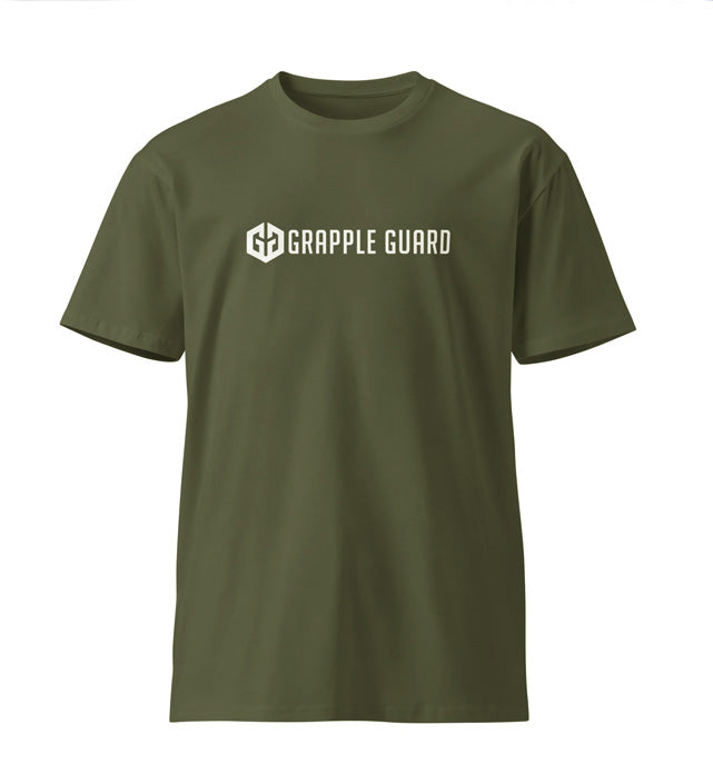 GRAPPLE GUARD | CLASSIC STAPLE | PREMIUM COTTON | T-SHIRT MILITARY GREEN