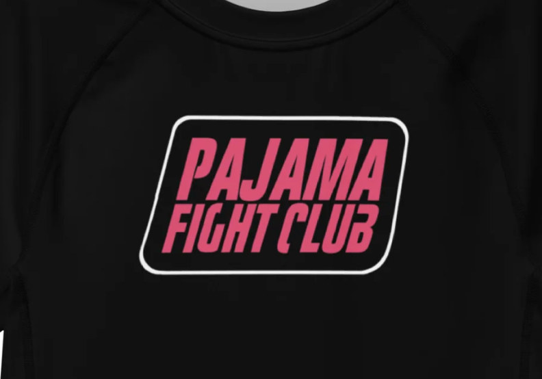 PAJAMA FIGHT CLUB BLACK | RASH GUARD