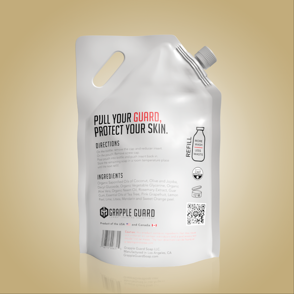 32oz GRAPPLE GUARD - All Natural Body Wash | Eco Friendly Refill