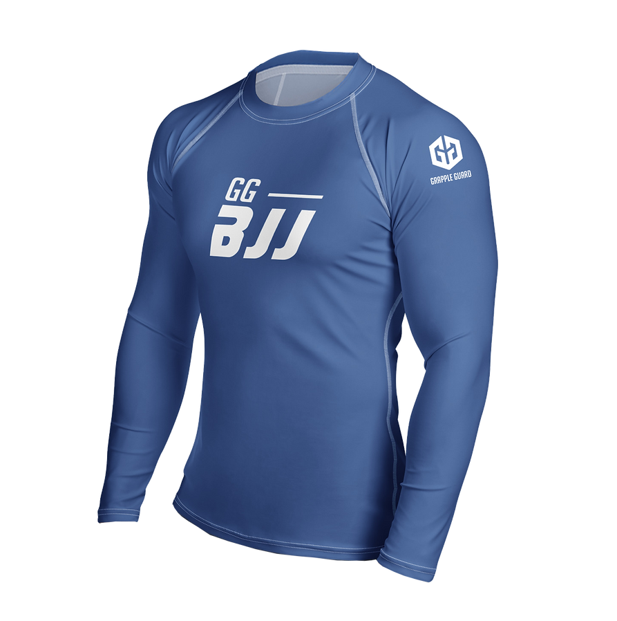 ULTIMATE BLUE | BJJ Rash Guard | Long Sleeve
