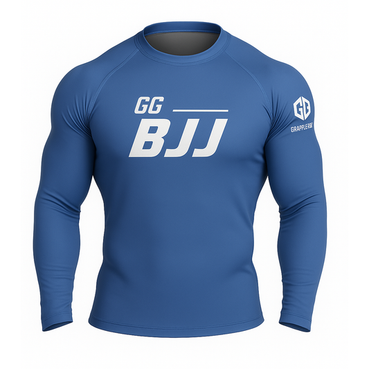 ULTIMATE BLUE | BJJ Rash Guard | Long Sleeve