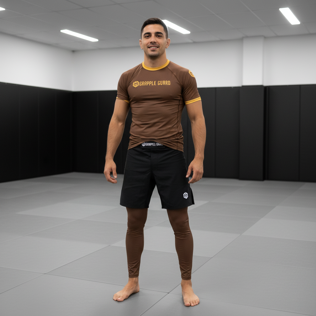 THE GOLDEN ROLL | RASH GUARD & SPATS KIT | BUNDLE– Grapple Guard