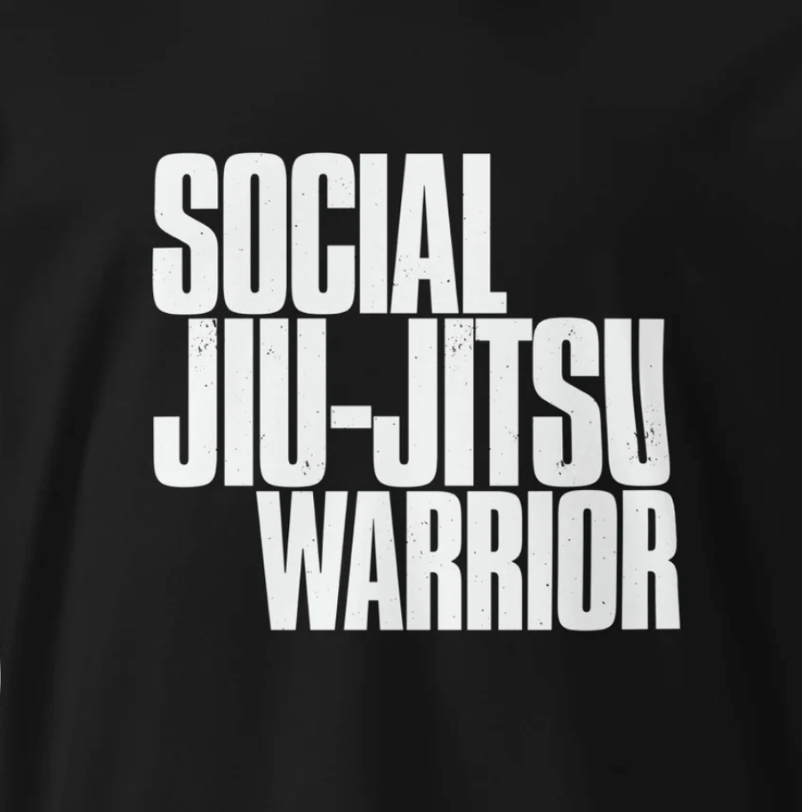 SOCIAL JIU JITSU WARRIOR | CLASSIC STYLE | COTTON T-SHIRT