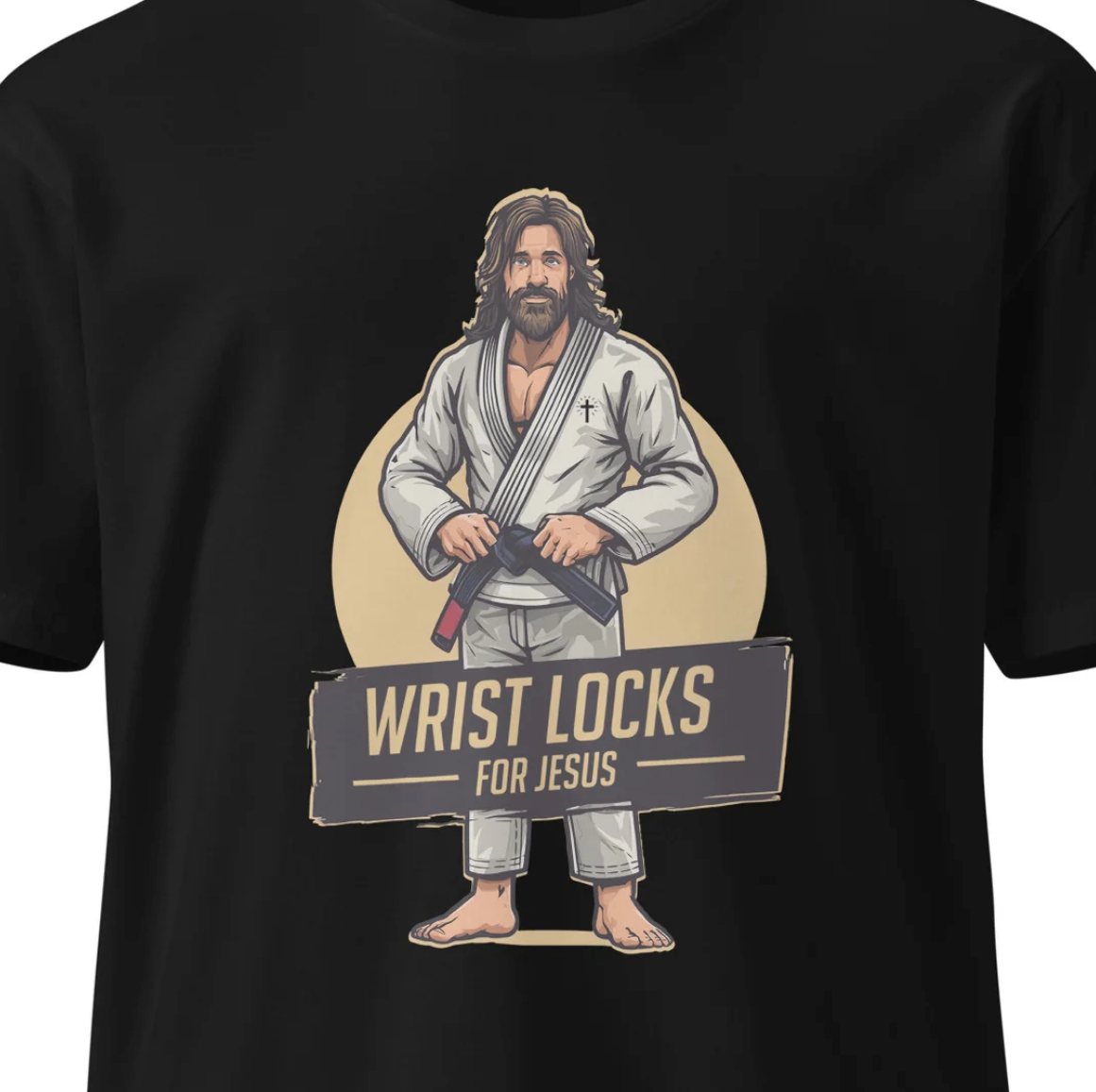WRIST LOCKS FOR JESUS | CLASISIC STYLE | PREMIUM COTTON | T-SHIRT