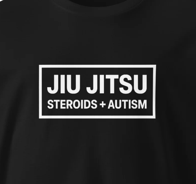 STEROIDS + AUTISM | CLASSIC STYLE | PREMIUM COTTON | T-SHIRT