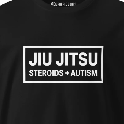 STEROIDS + AUTISM | CLASSIC STYLE | PREMIUM COTTON | T-SHIRT