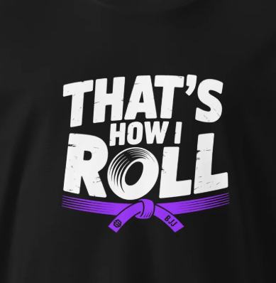 THAT'S HOW I ROLL - PURPLE | CLASSIC STYLE | PREMIUM COTTON | T-SHIRT
