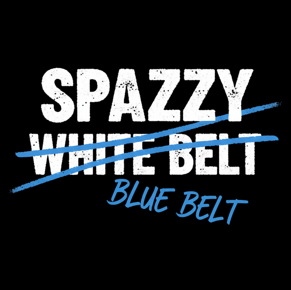 Spazzy White Belt | BJJ | Mens T-shirt