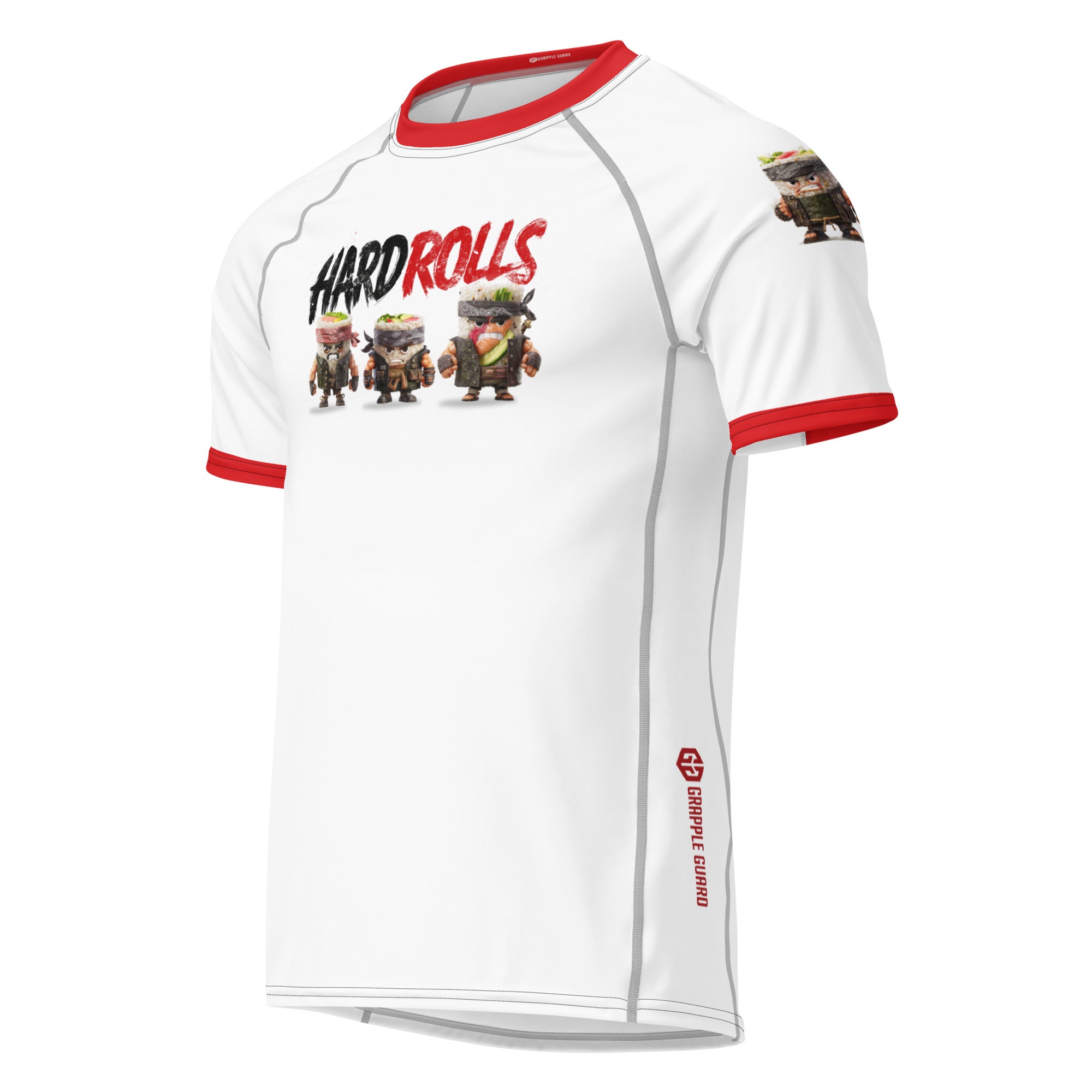 Hard Rolls | Mens Rash Guard– Grapple Guard