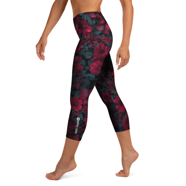 CRIMSON BLOOM | BJJ | CAPRI SPATS | WOMENS