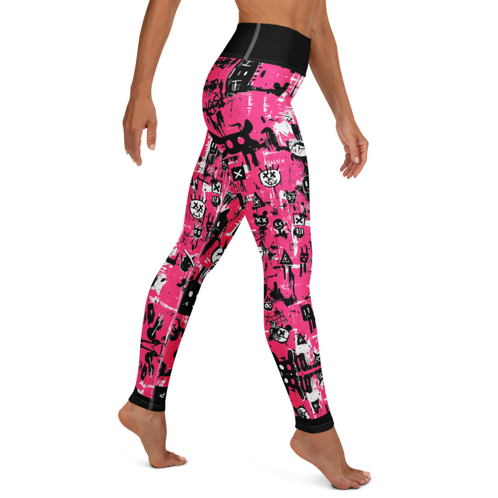 Pink Riot Black | BJJ | Womans | Spats– Grapple Guard